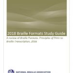 2018 Braille Formats Study Guide - Cover Image