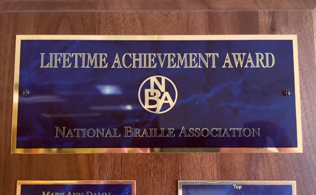 NBA Lifetime Achievement Award Winner Plaque Header